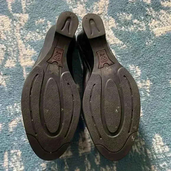 Ariat leather tassel wedge mules 8.5 - Picture 7 of 10